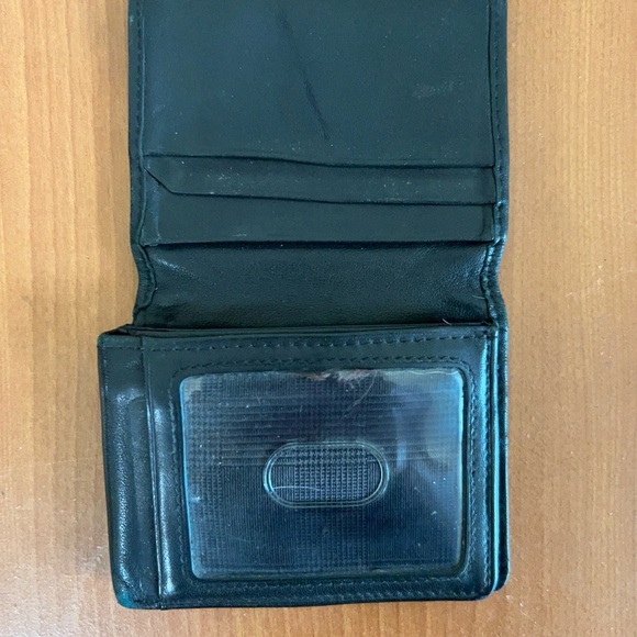 Fossil Ingram Black Leather Trifold Extra Capacity - Picture 4 of 8